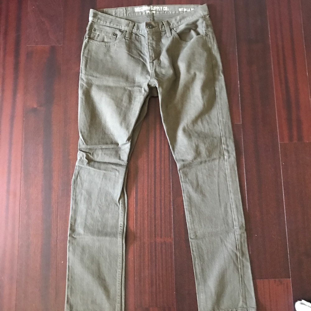 Olive green pants